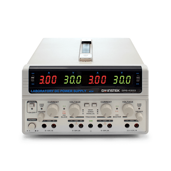 GPS-4303 DC power supply, 4-channel